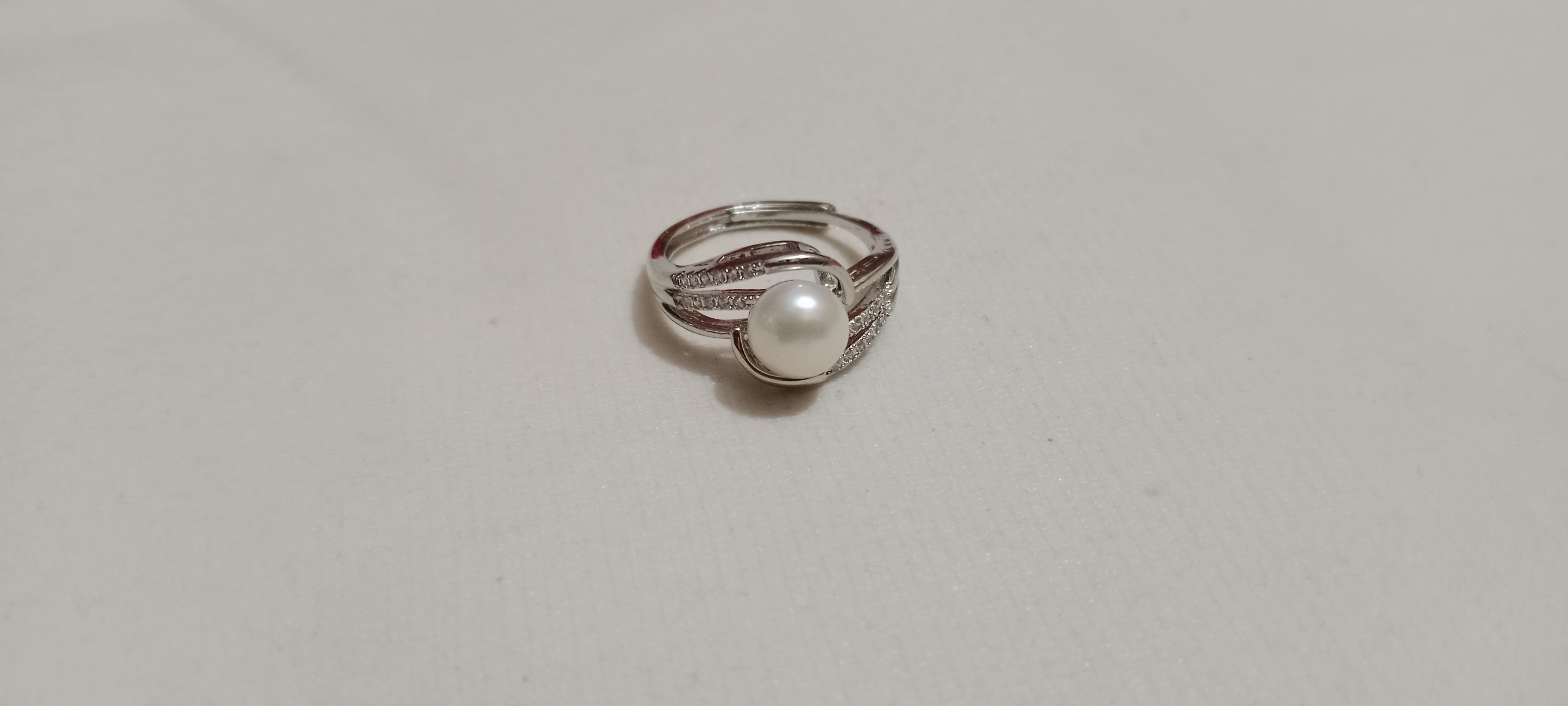 Pearl Adjustable Finger Ring_img_1