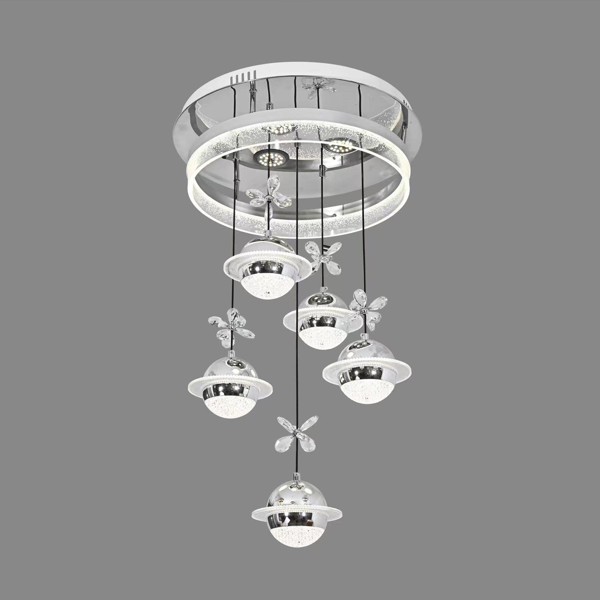 Qulik Modern Circle Ring Hanging Flower Pendant Light (QL-157)_img_0