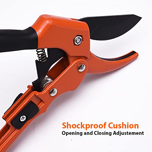 HARDEN 630421 8" Garden Pruner, SK5 Steel Blade, 200mm, Designed to Cut 1.5 cm Diameter Wood, One-Handed Safety Lock; Model 630421_img_2