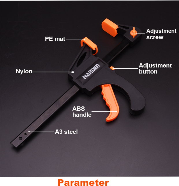 HARDEN Quick ratchet bar clamp (  12" | 24" ); Model: 600332 | 600334_img_3