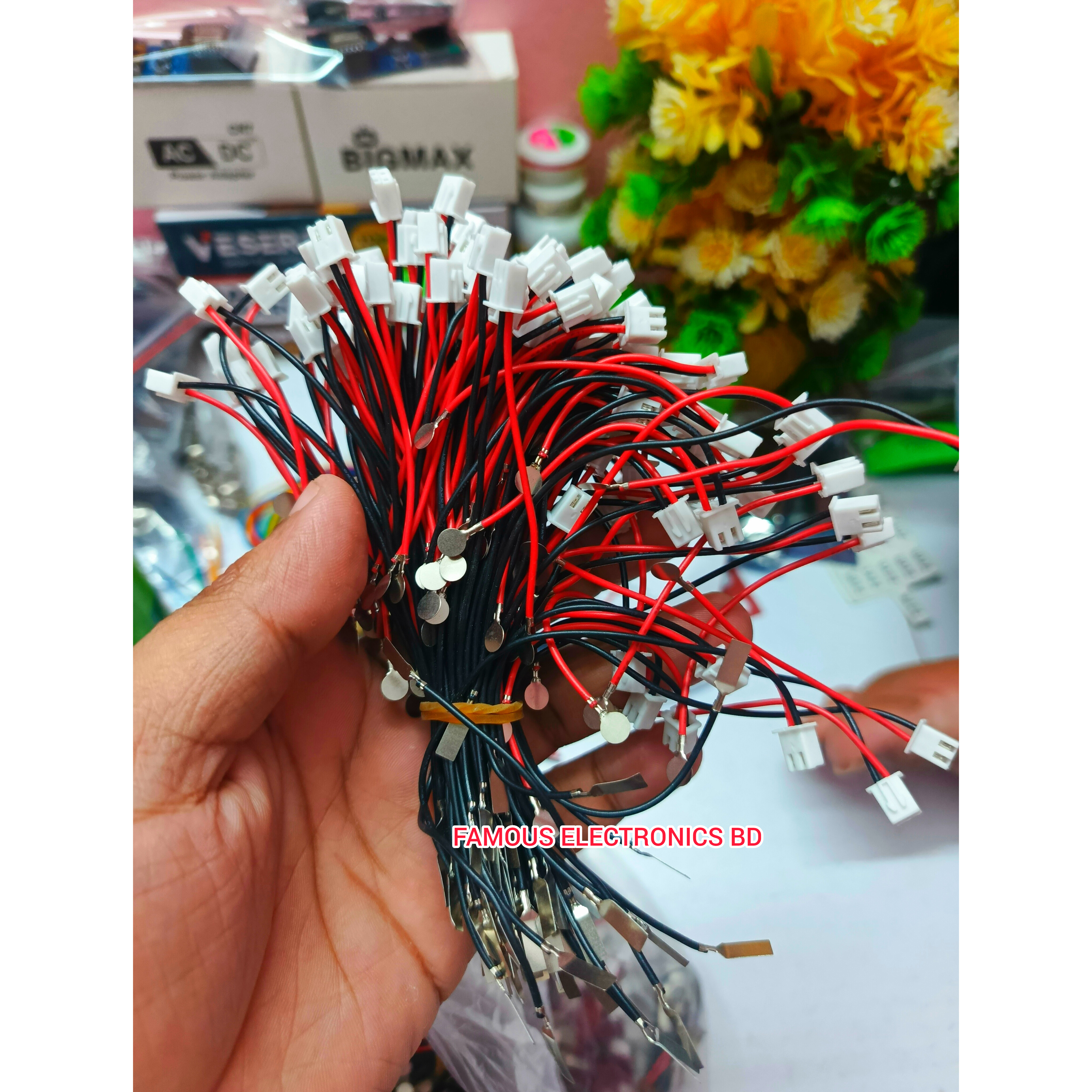 1PCS-Mini Micro JST 2.0 PH 2Pin Nickel Connector Plug with 2P Wires Cables_img_1