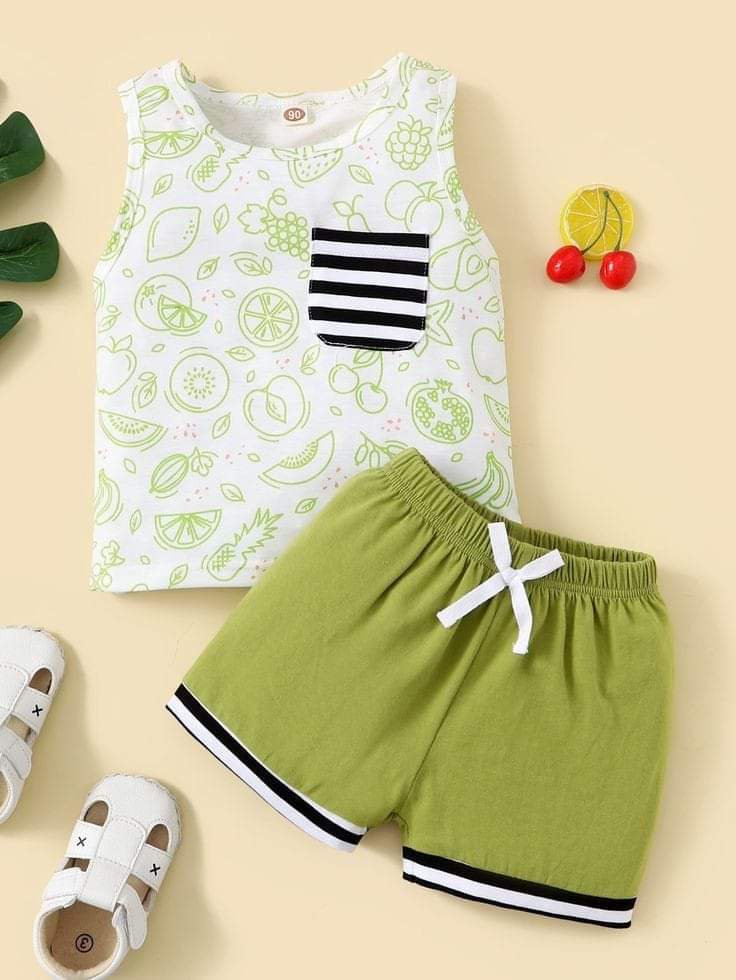 Sleeveless Maggi T-shirt and pant