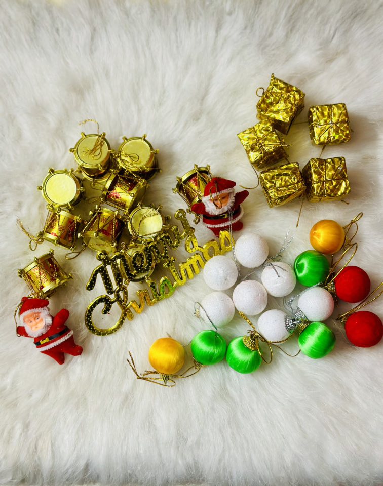 Mini Christmas tree ornaments