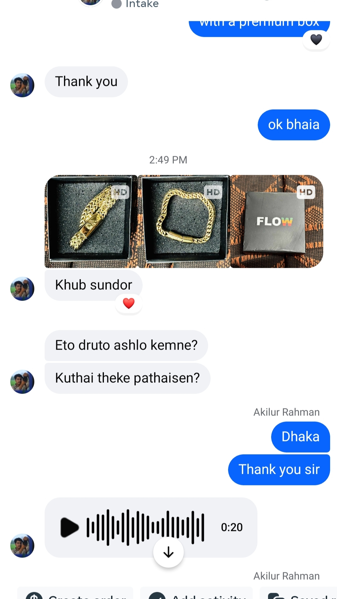 Customer review