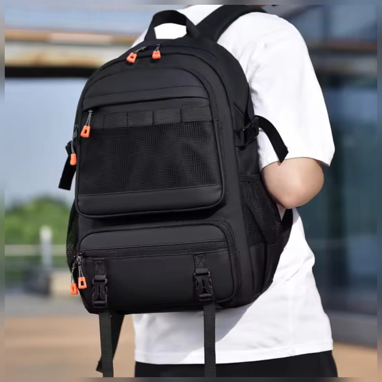 Toposhine 2026 New Fashion High Quality Backpack ( Black colour).....( code 141)...... ঢাকা সিটিতে ৭০, বাইরে ১৩০ টাকা কুরিয়ার চার্জ প্রযোজ্য_img_2