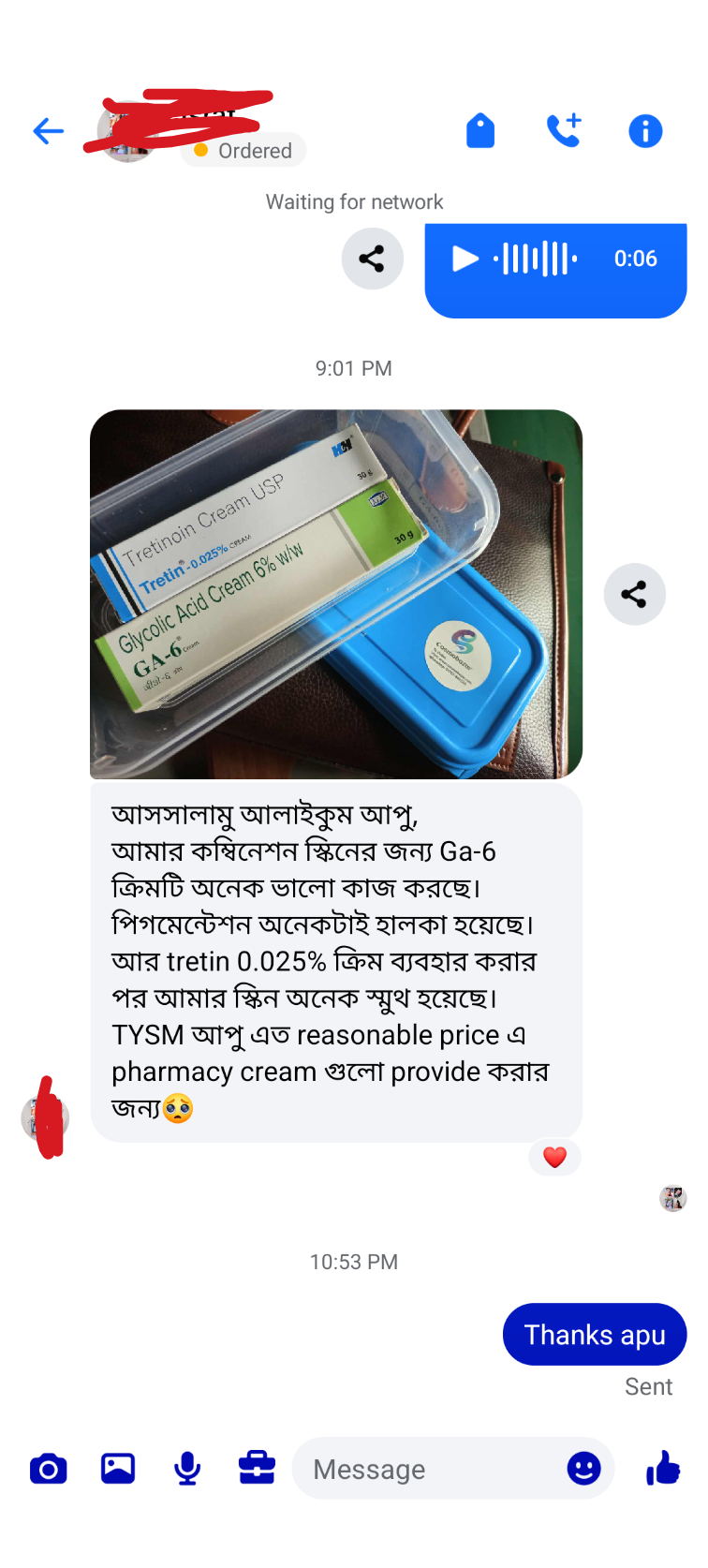 Customer review