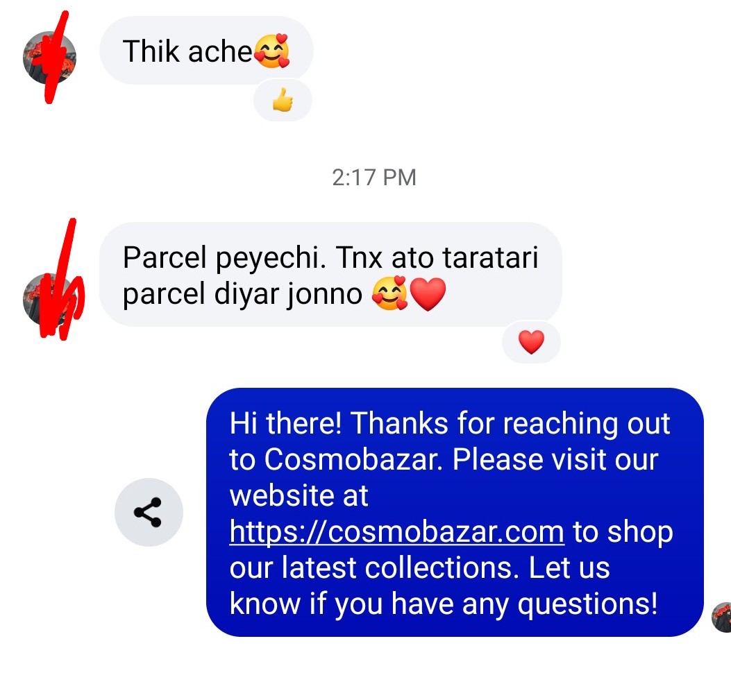 Customer review