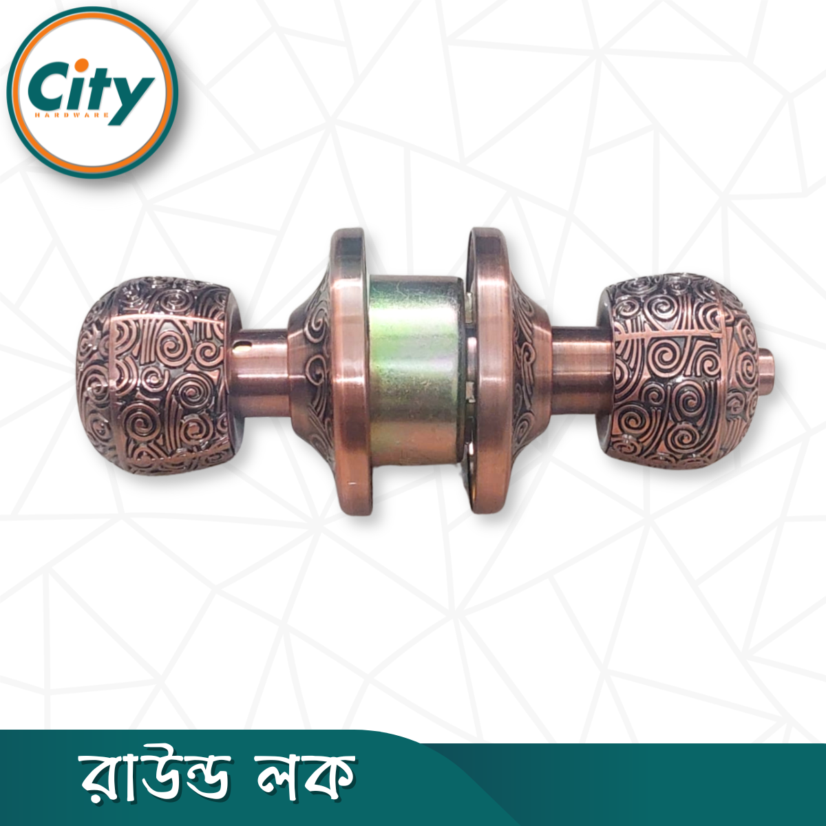 প্রিমিয়াম কোয়ালিটি রাউন্ড লক নতুন মডেলের ডোর লক রুমের ডাবল সাইডেড কাঠের দরজার লক AC_img_3