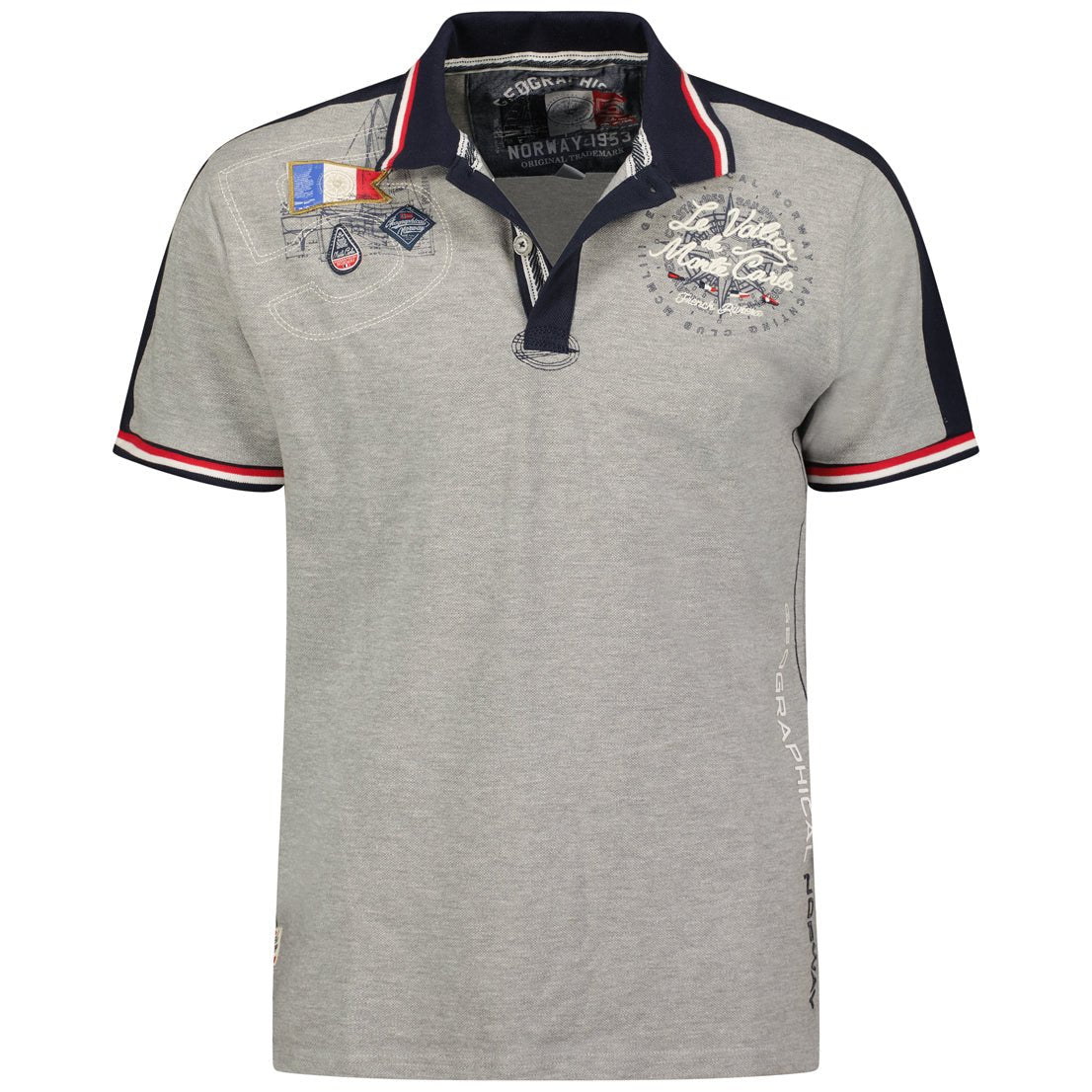 Kalvin Men - Short-sleeved polo shirt Light grey Light grey