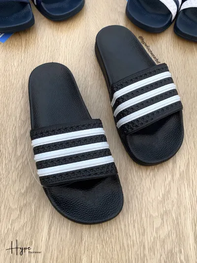 Adidas Adilette Slide (Black-White)_img_0