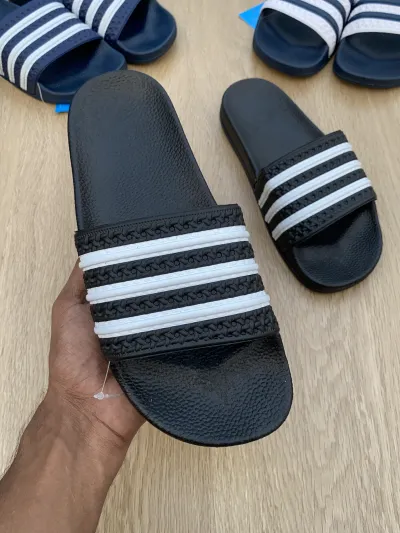 Adidas Adilette Slide (Black-White)_img_1