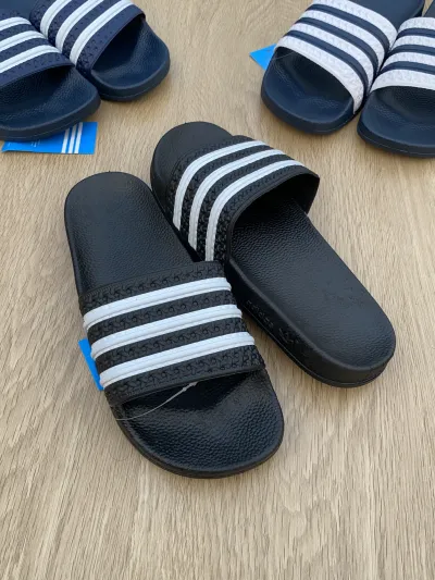 Adidas Adilette Slide (Black-White)_img_2