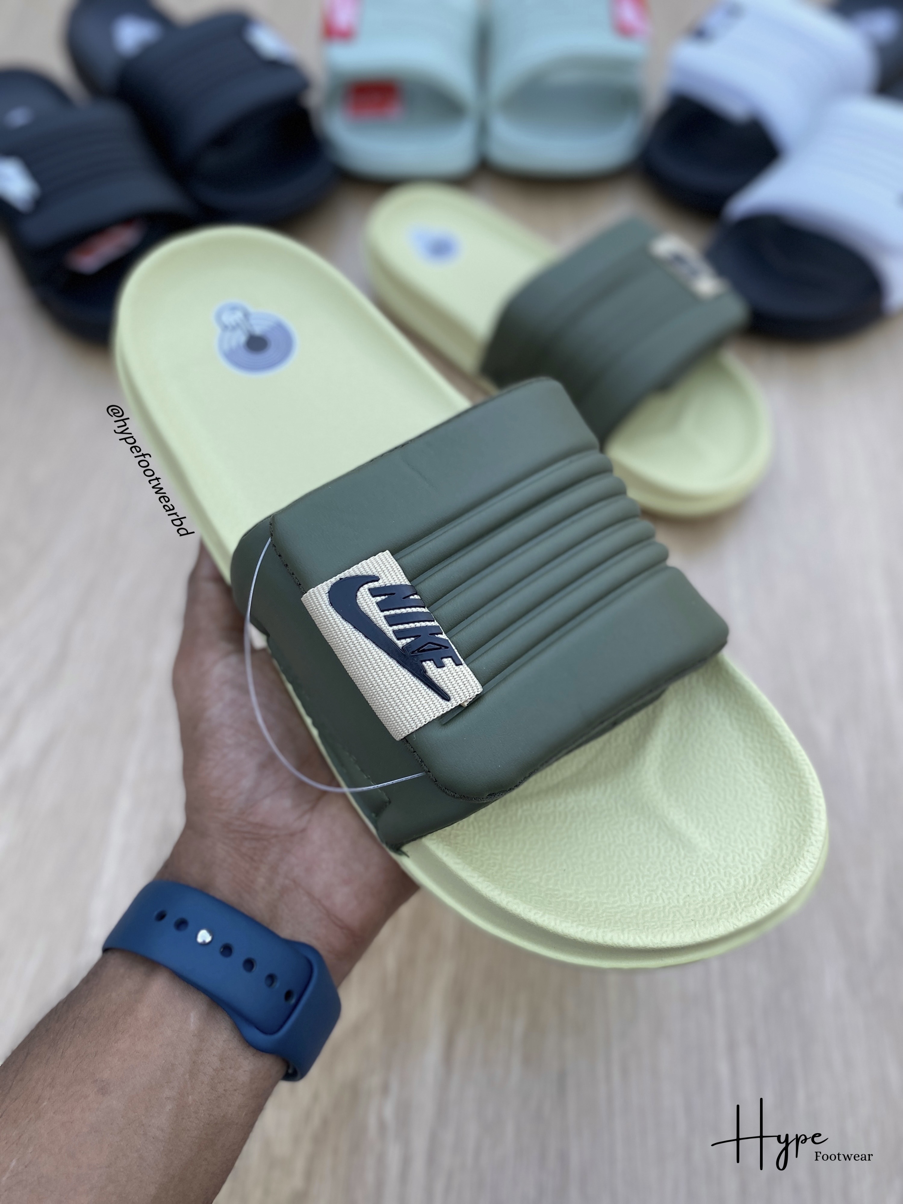 Nike Offcourt Adjust Slide (Green) 1:1
