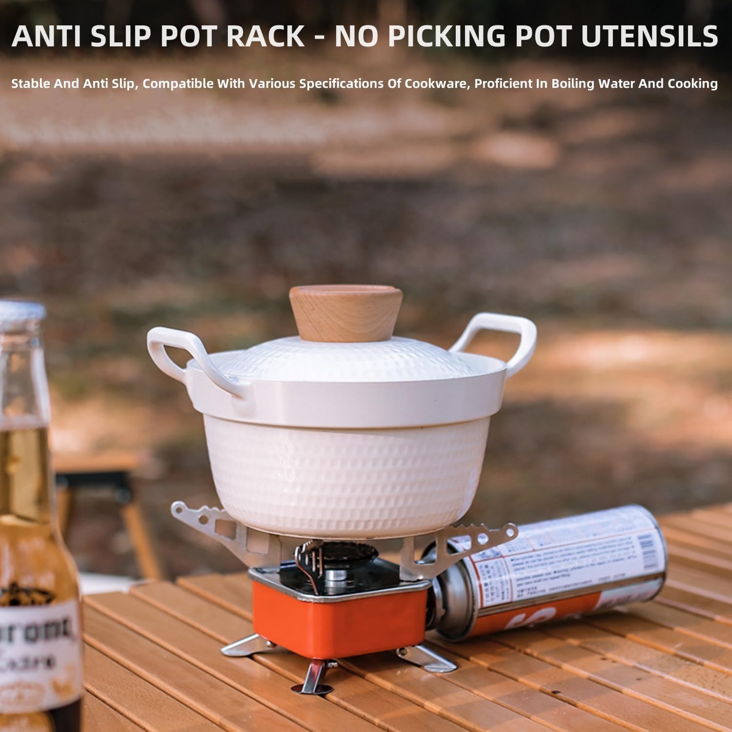 Portable Windproof Camping Gas Stove 4000W – Ultralight Backpacking Butane Burner_img_4