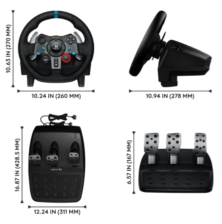 Logitech Driving Force G29 Racing Gaming Wheel for PlayStation and PC_img_2