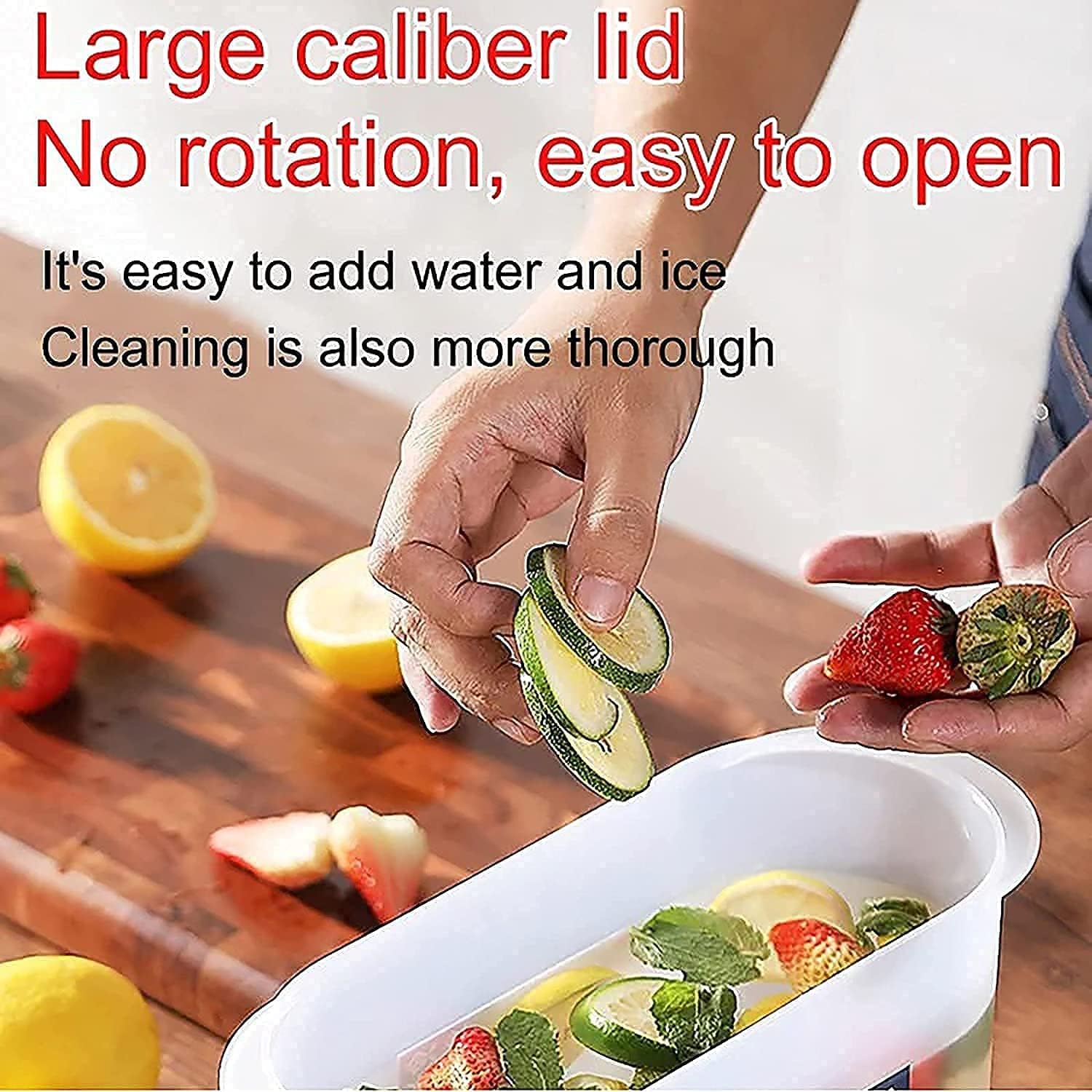 Juice and Water Dispenser – 3.5L Cold Beverage Jug_img_2