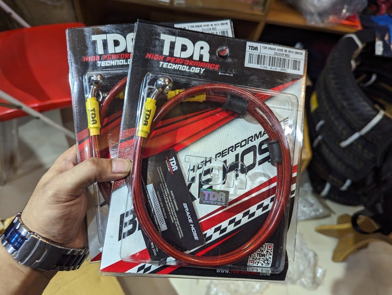 TDR BRAKE HOSE LINE (Genuine)