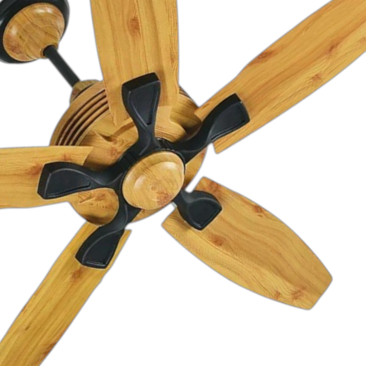 Pakhtun Penta 5 -56 inch BLDC Inverter Remote Control Ceiling Fan (Light Wood) | PK-112_img_1