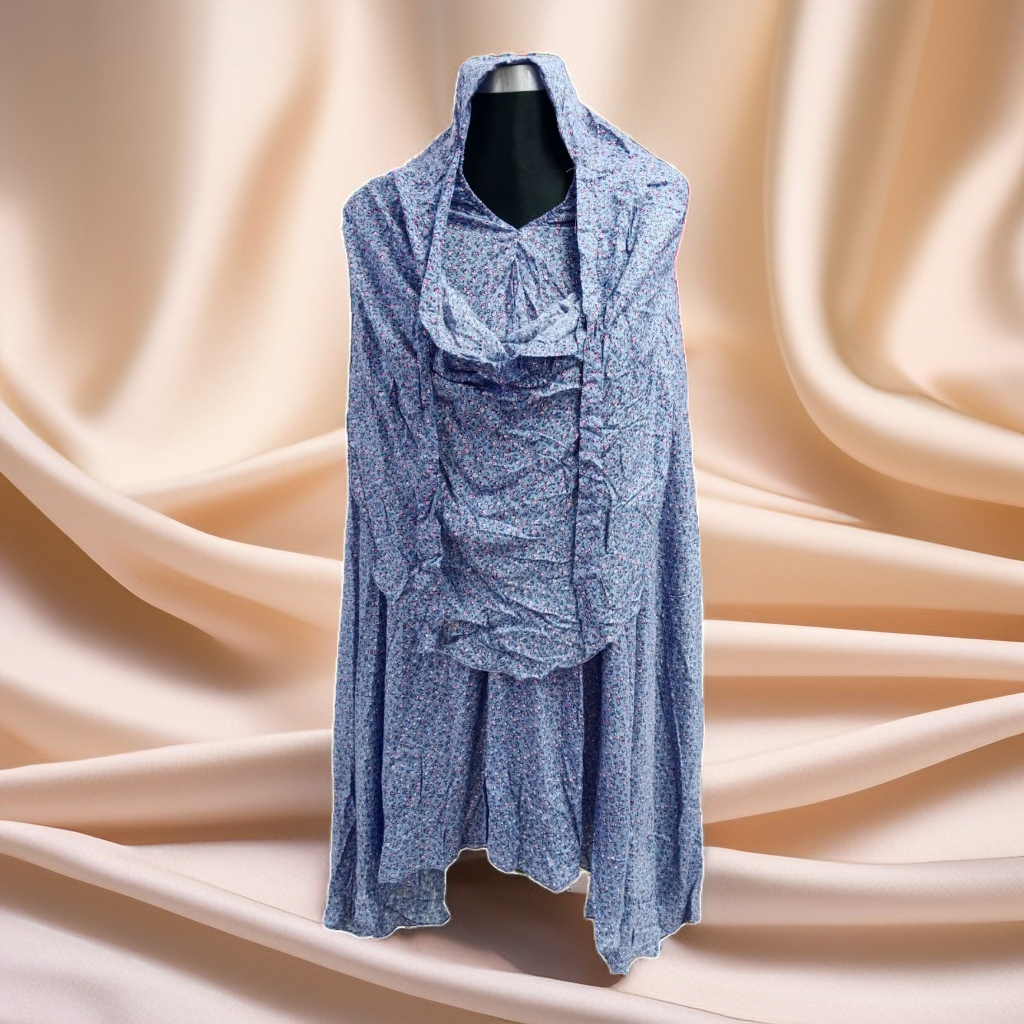1-Part Khimer/Namajer Hijab With Nikab And Sleeve/Witout Sleeve_img_5