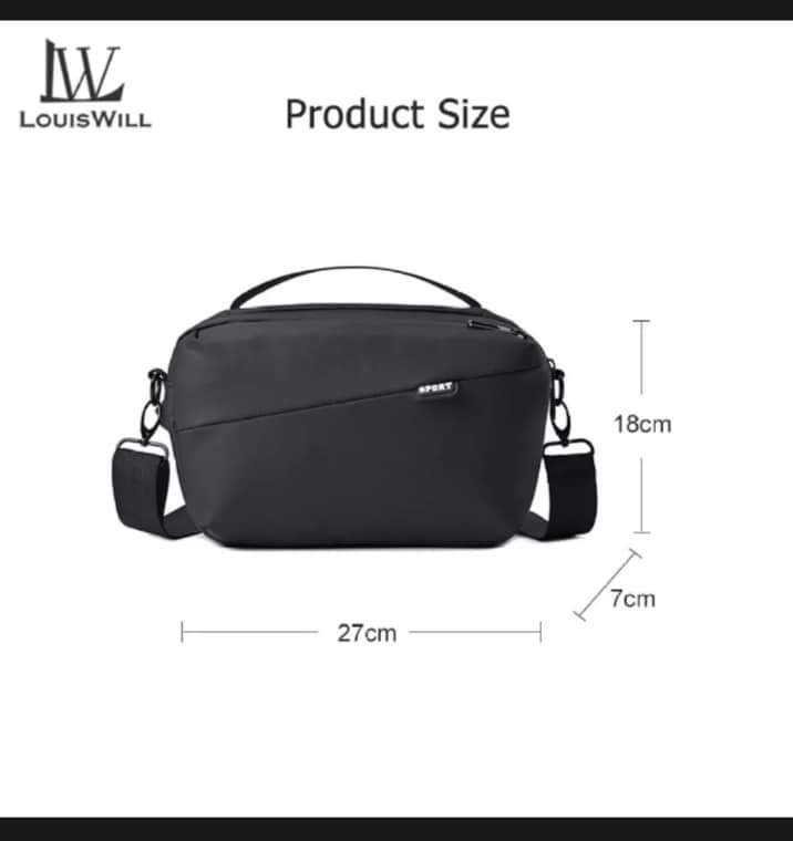 LouisWill Men Waterproof Business Shoulder Bag_img_6