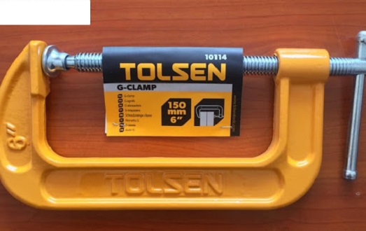 TOLSEN G Clamp (3" | 4" | 6" | 8") Powder Coated Bar, Heavy Duty_img_4