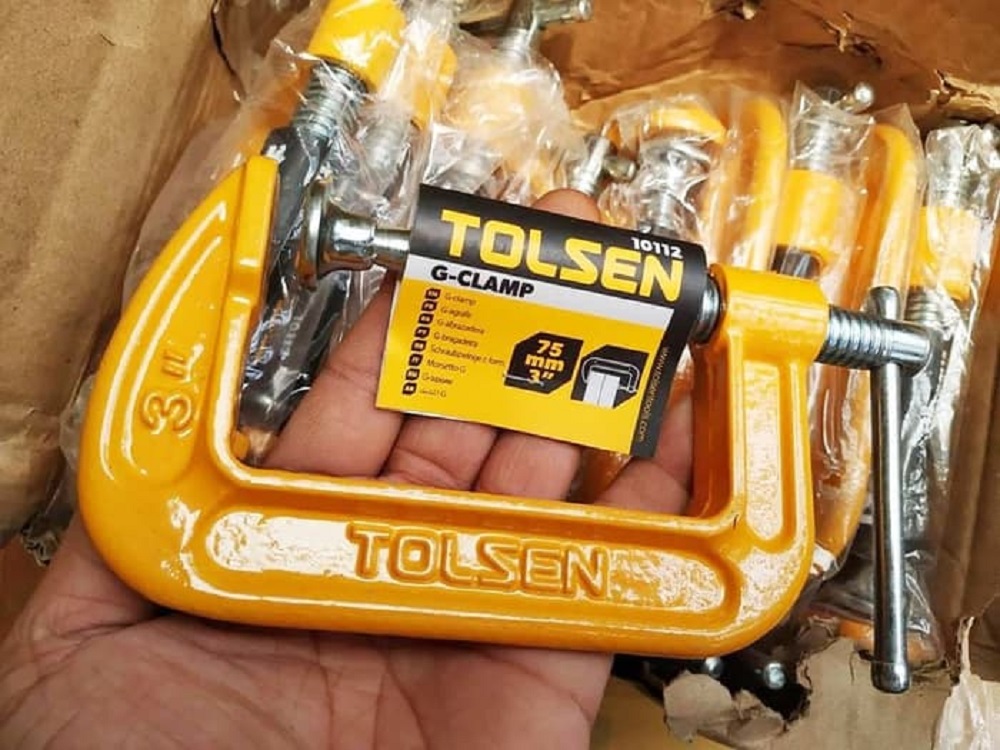 TOLSEN G Clamp (3" | 4" | 6" | 8") Powder Coated Bar, Heavy Duty_img_8