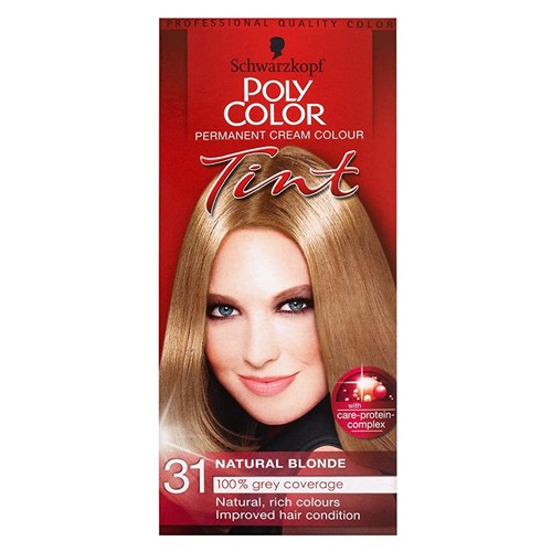 Schwarzkopf Poly Color Permanent Cream Colour Tint - 31 Natural Blonde