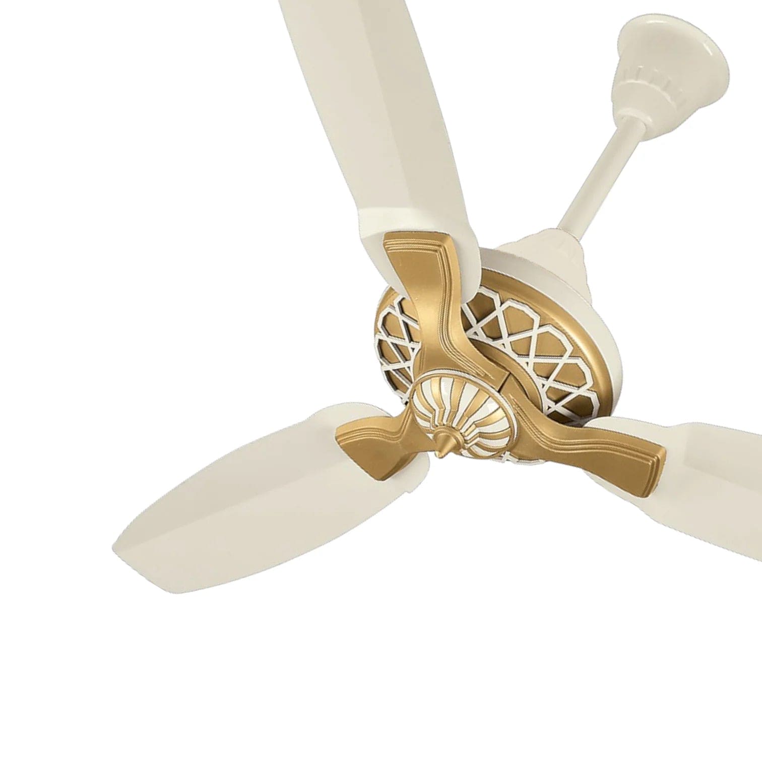 Pakhtun Pasha 52-inch BLDC Inverter Remote control Ceiling Fan (Offwhite/Golden) | PK-108_img_1