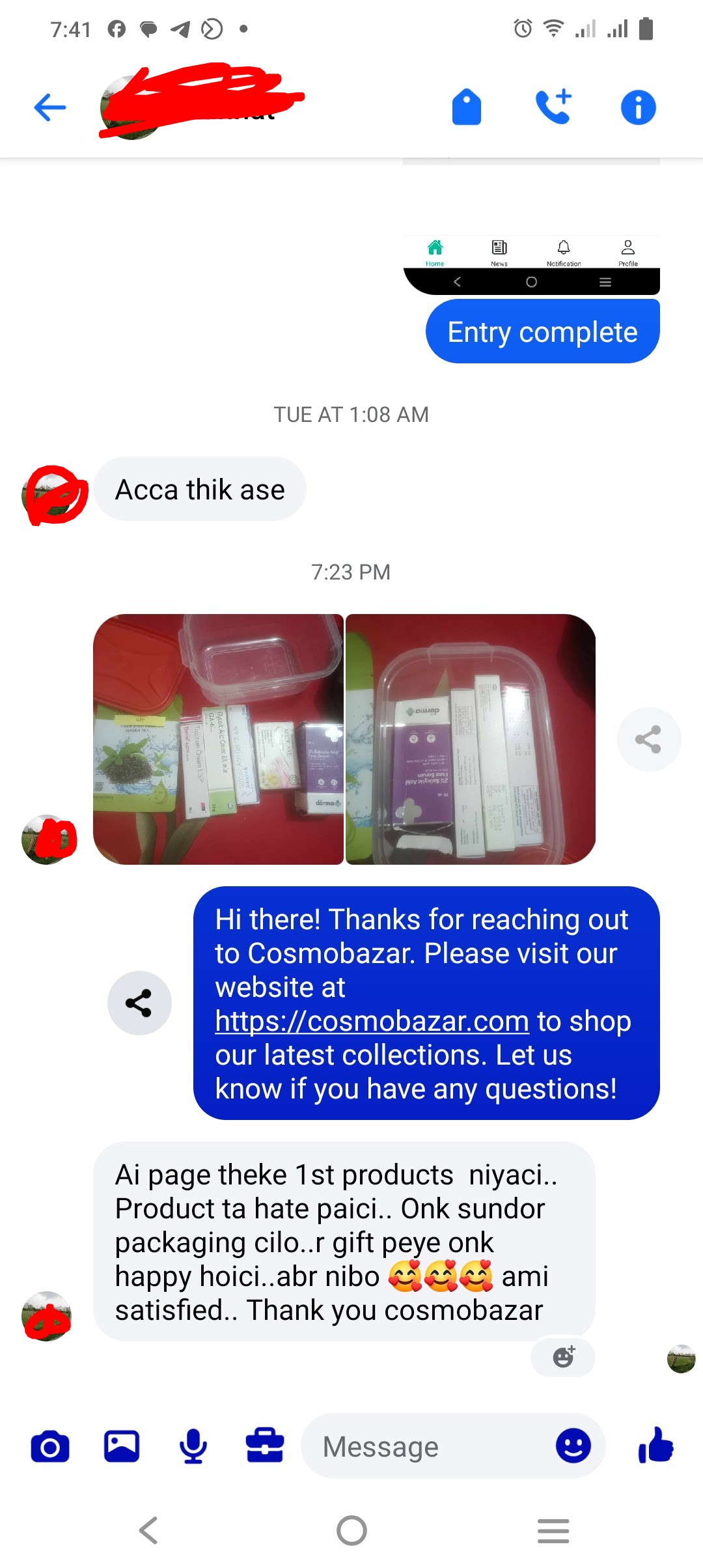 Customer review