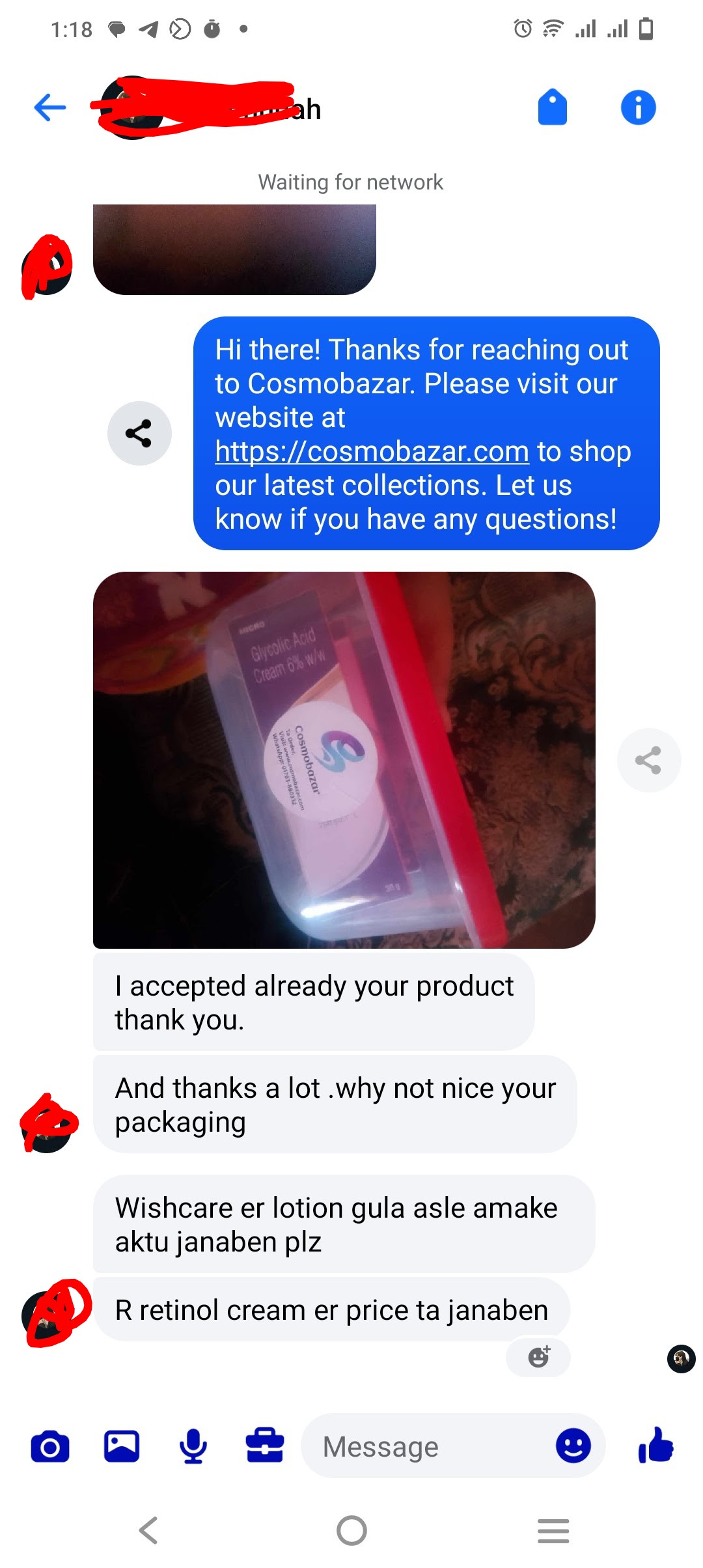Customer review