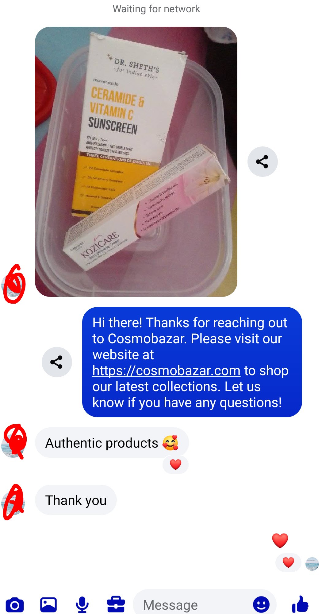 Customer review