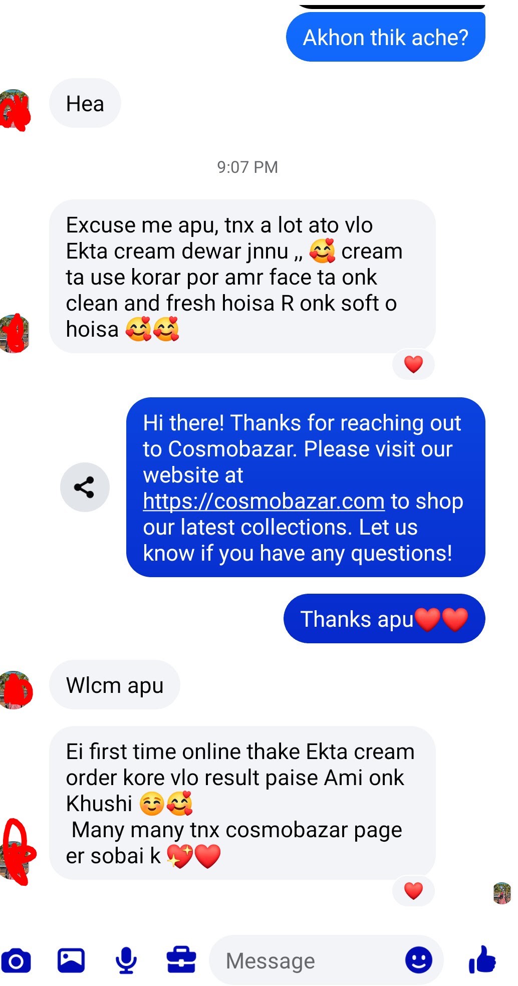 Customer review
