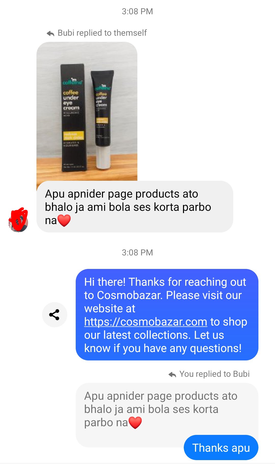 Customer review