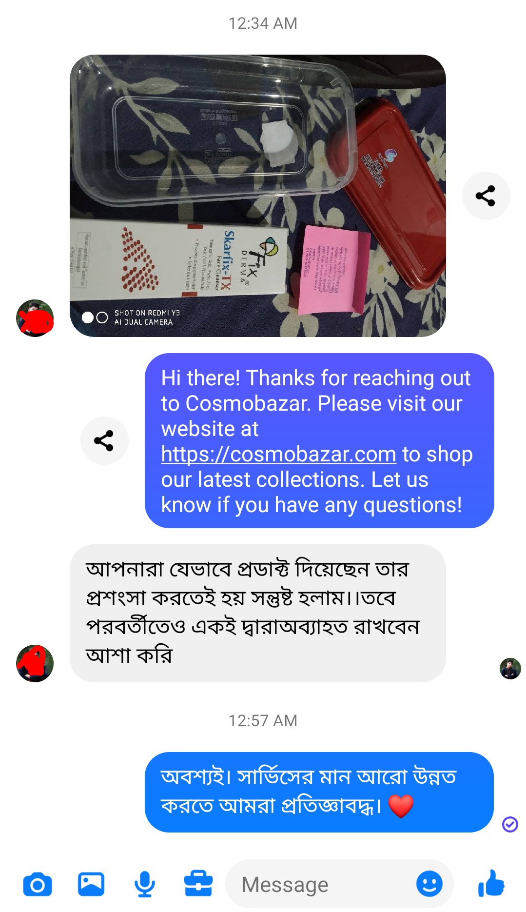 Customer review