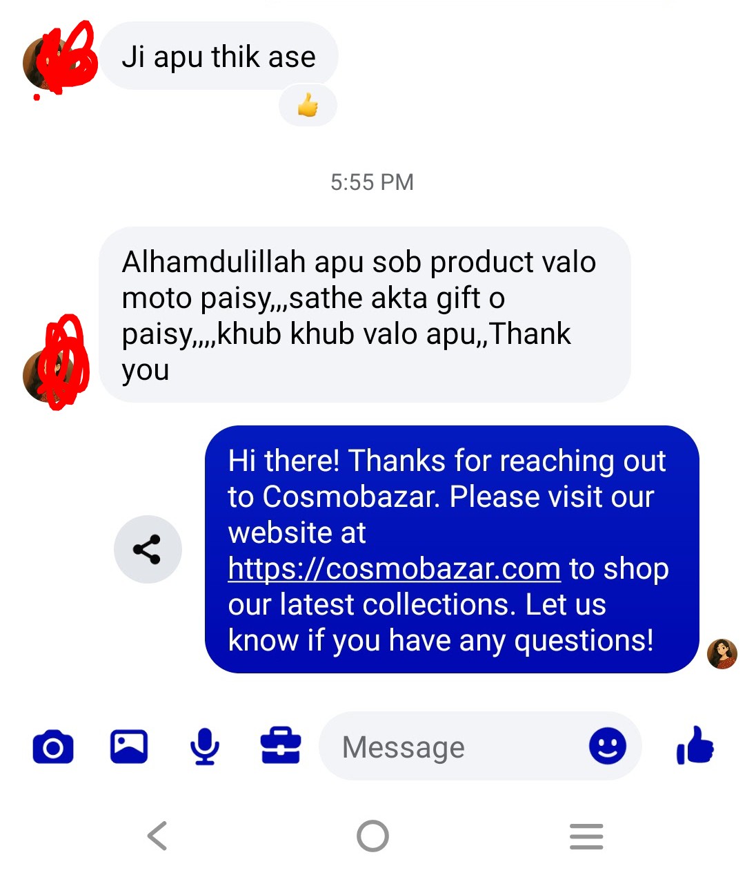 Customer review