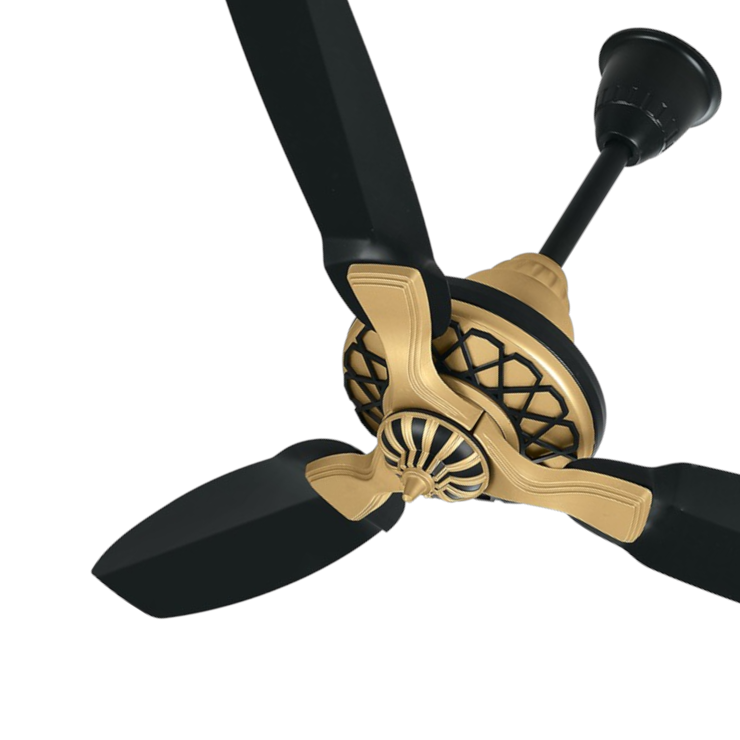 Pakhtun Pasha 52-inch BLDC Inverter Ceiling Fan (Black/Golden) | PK-105_img_1