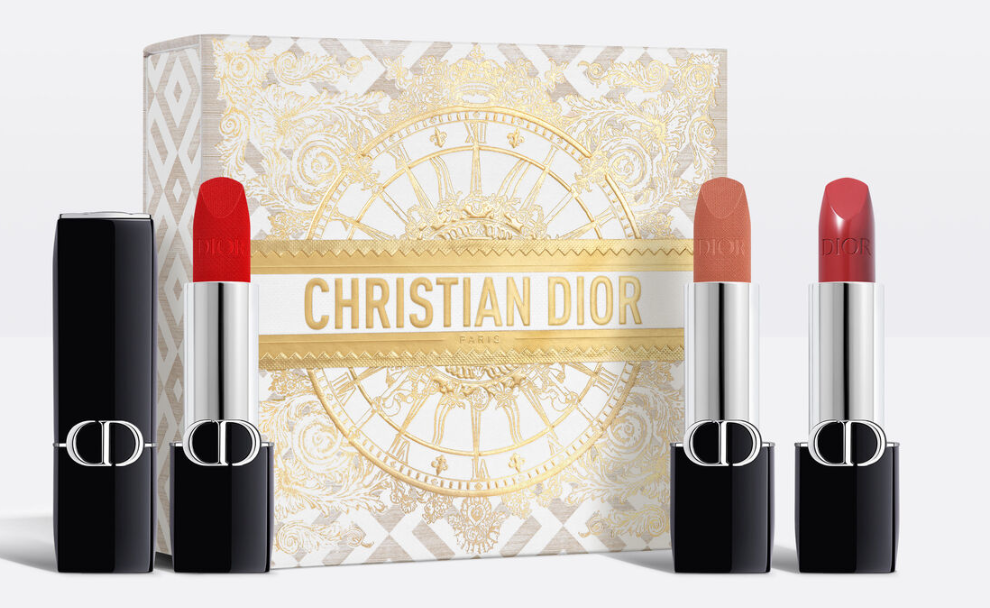 CHIRSTIAN DIOR MINI 3 PIECE LIPSTICK SET (COS861)