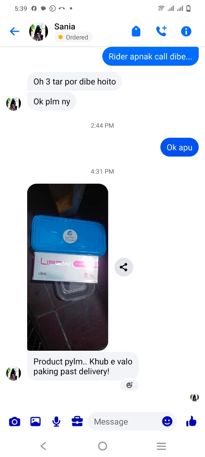 Customer review