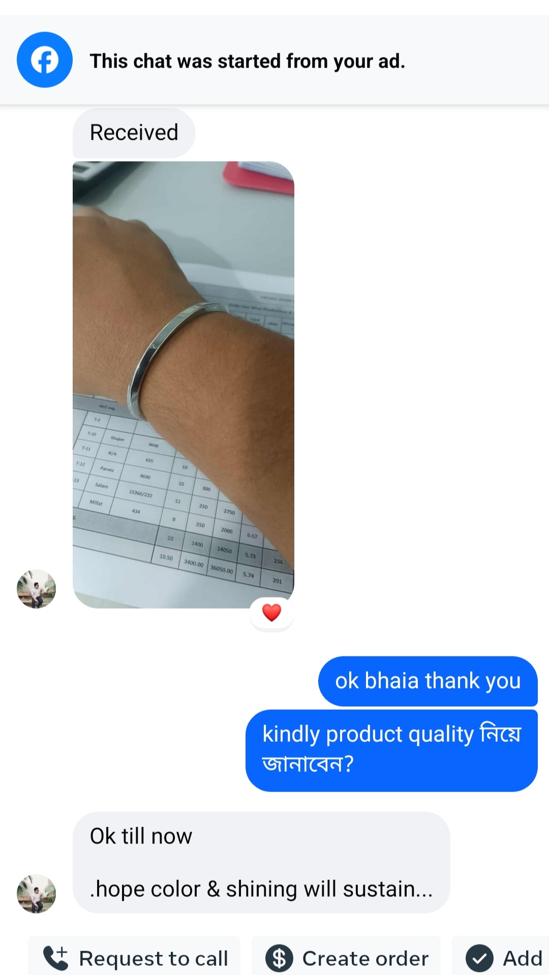 Customer review