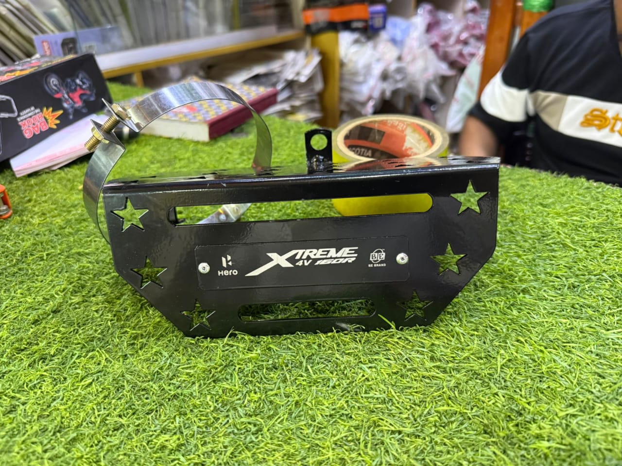 Premium Black Silencer Gourde For Hero Xtream 160R_img_0