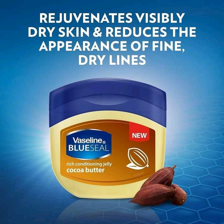 Vaseline Blueseal Cocoa Butter Rich Conditioning Jelly -  100ml (South Africa)