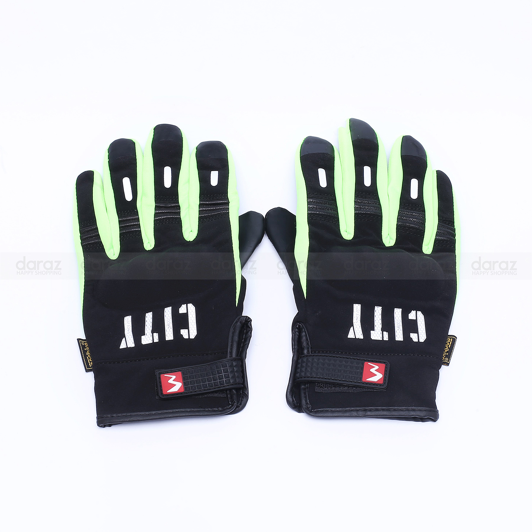 High Quality Full Finger Screen Touch SUOMY Hand Gloves For Biker. Neon color