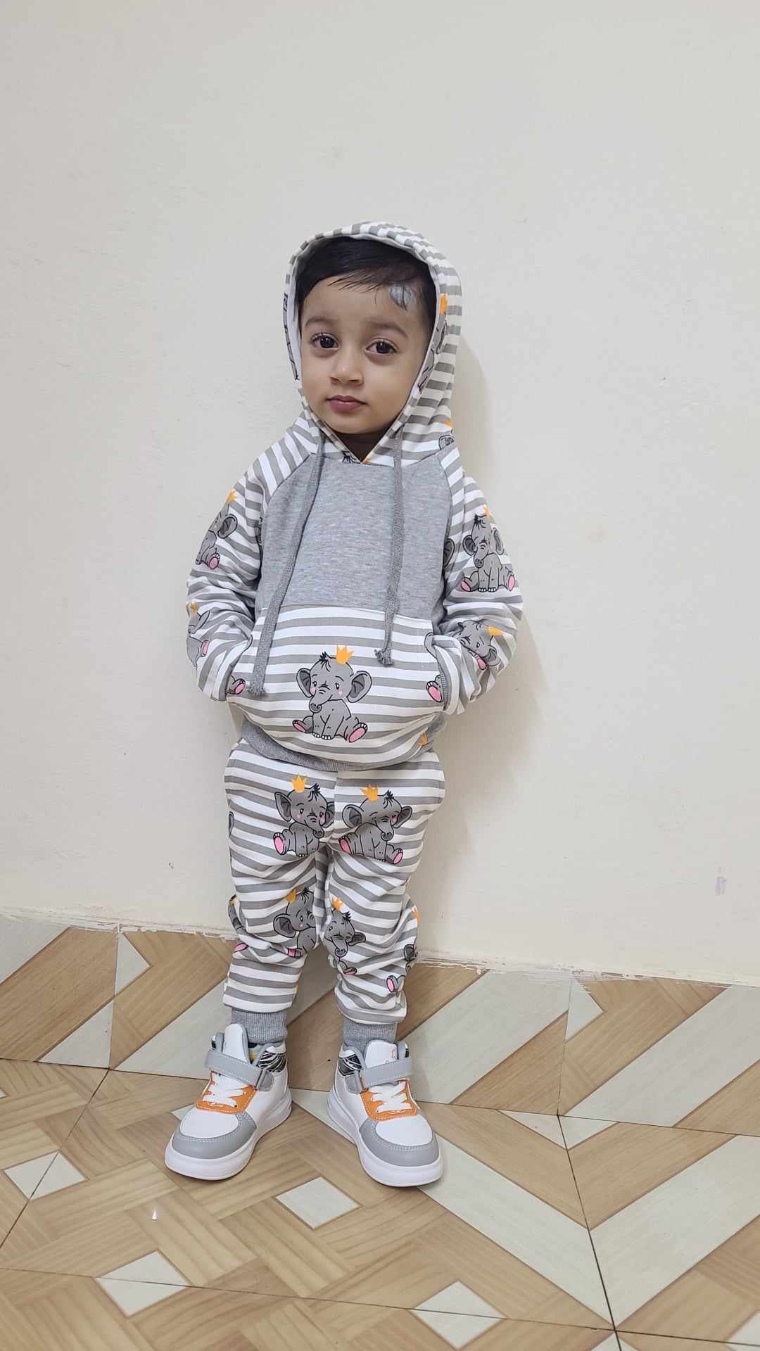 Hoodie and trousers (Ash Colour Hoodie and trousers)