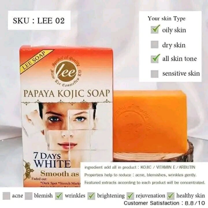 LEE Papaya Kojic Soap - 7 Days White!_img_2