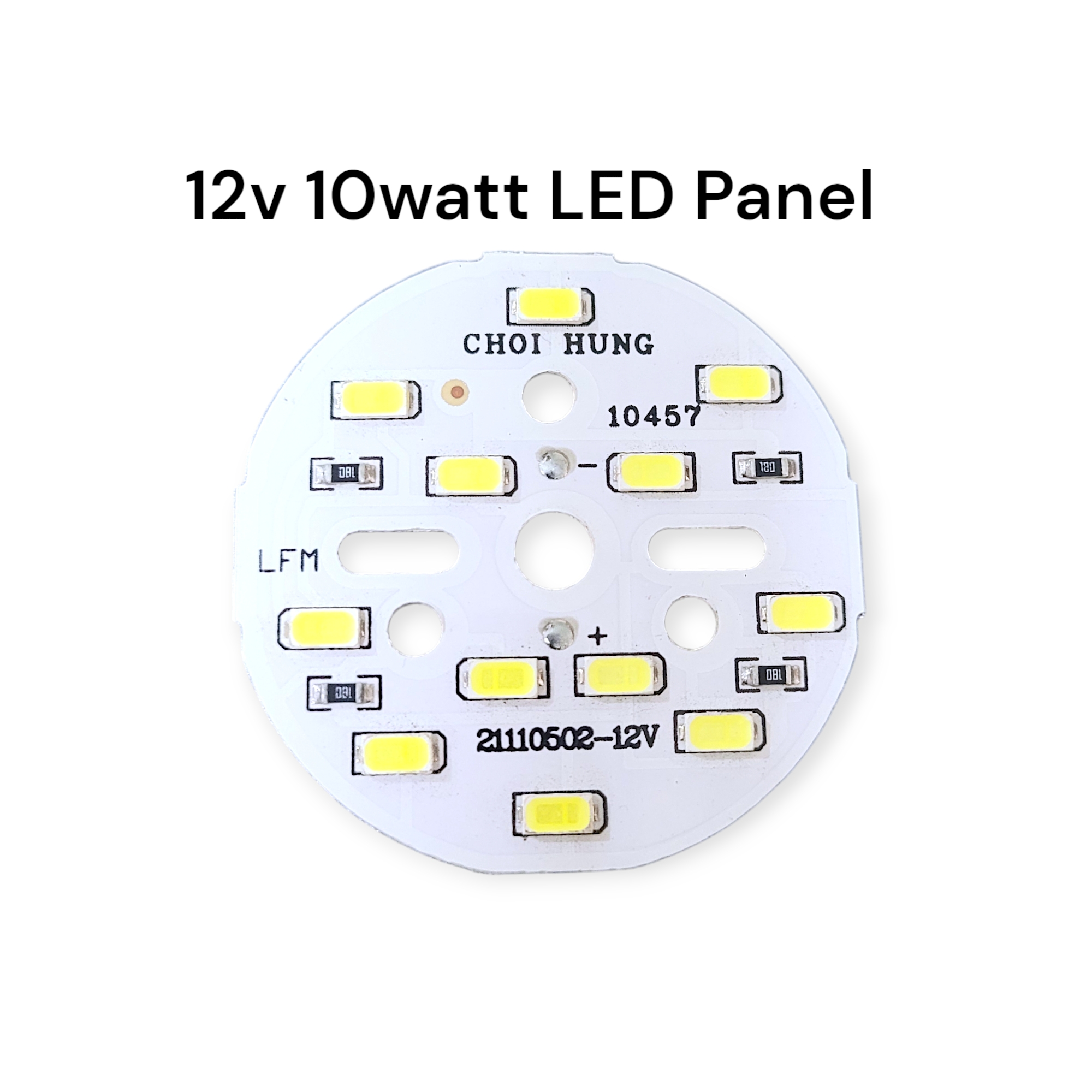 12V 10W LED Panel | 210mm PCB w/ 12 SMD Chips â DIY Cabinet & Ceiling Light Module
