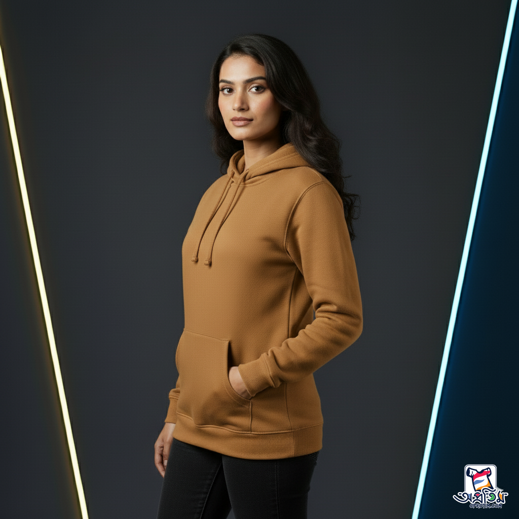 Exclusive Brown/Coffee Color Hoodie - Image 4