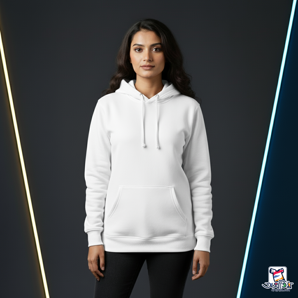 Exclusive Winter White Solid Hoodie - Image 6