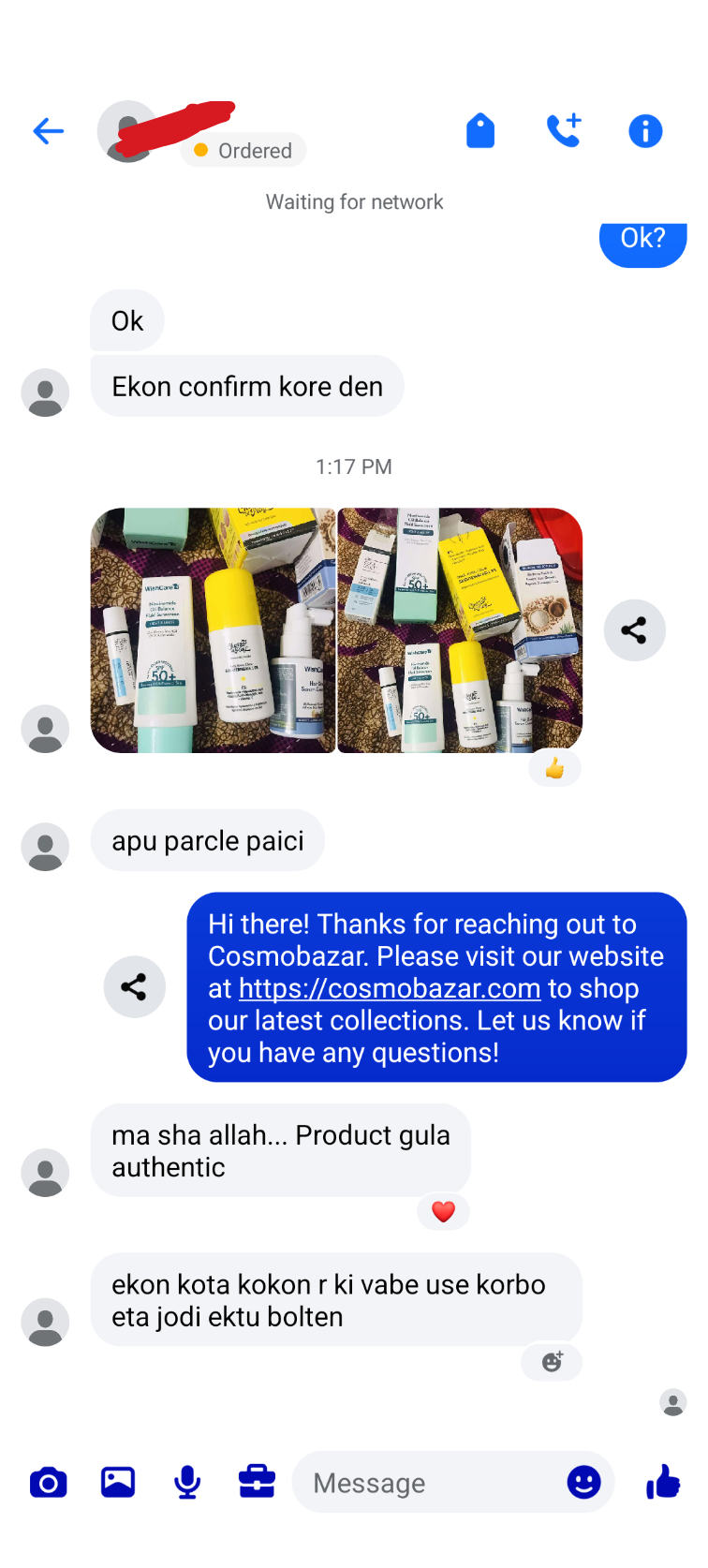 Customer review