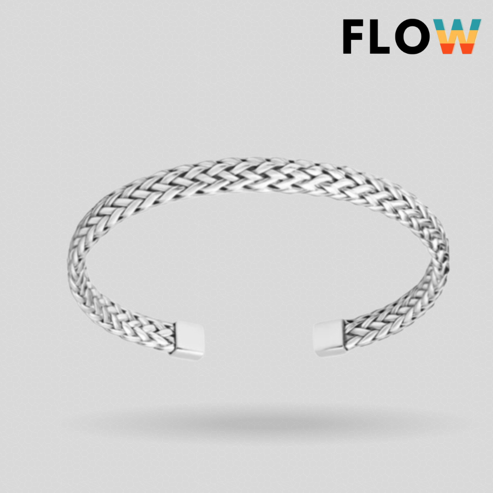 Woven Tannis Bracelet [Silver]