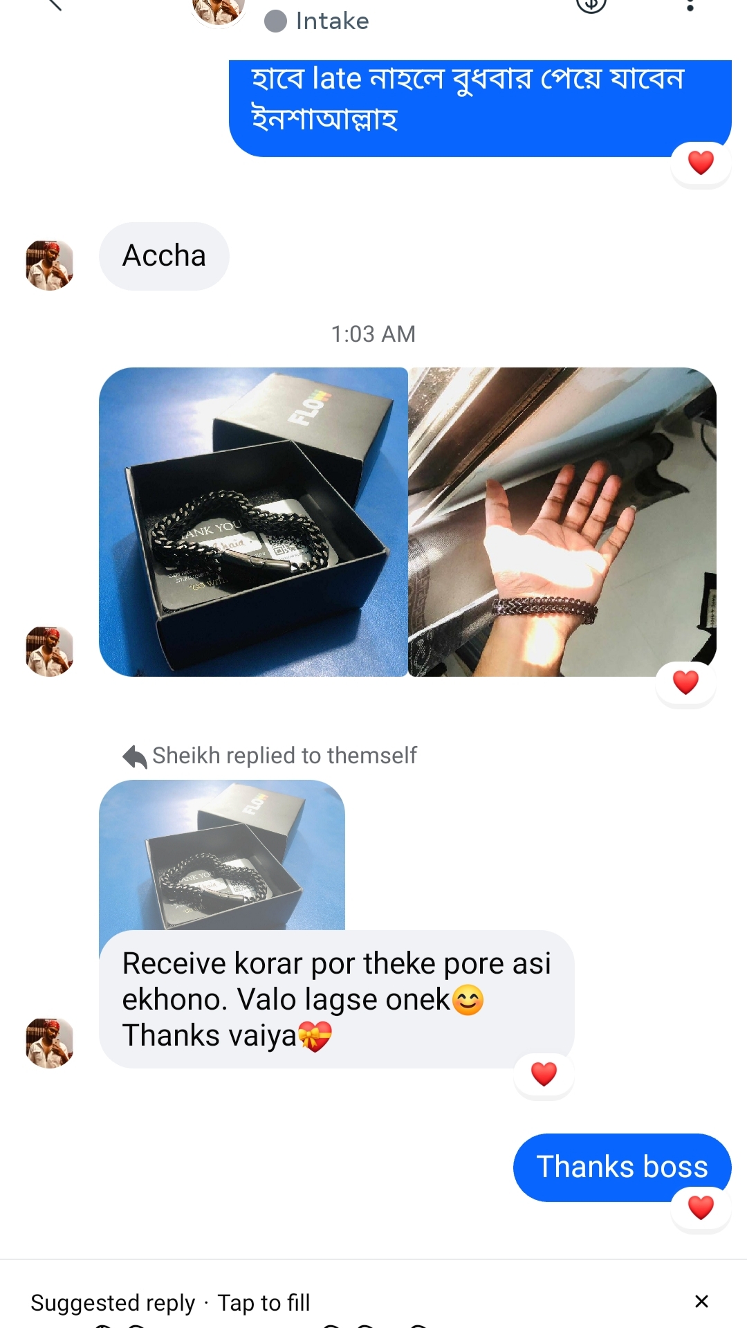 Customer review